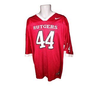 Vintage Nike Team Rutgers Scarlet knights Football jersey XXL Y2K